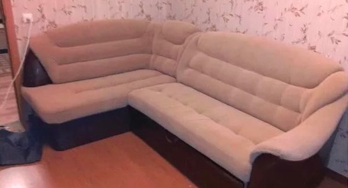 Перетяжка углового дивана. Новохоперск